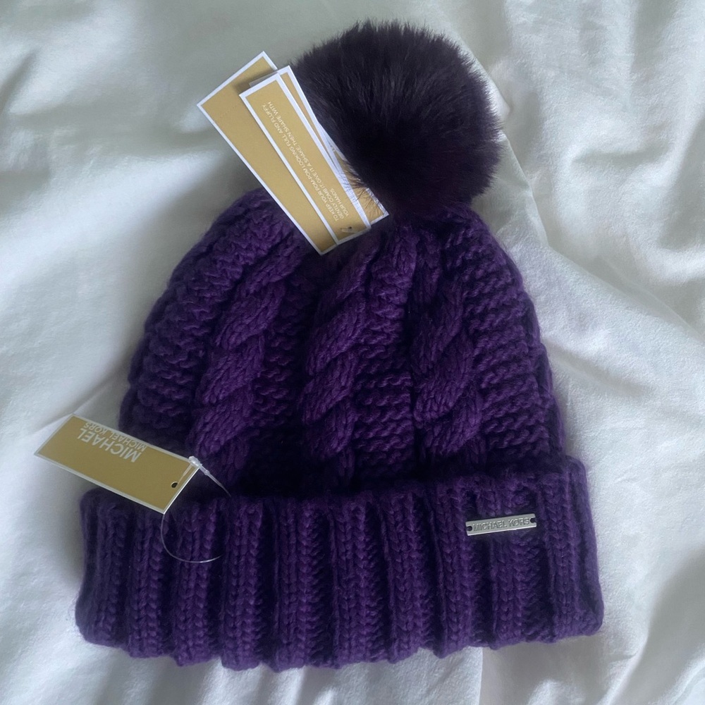Women’s Purple Michael Kors Winter Hat
